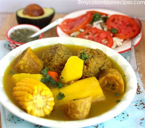 Sancocho de Albóndigas (Meatball Soup) | My Colombian Recipes