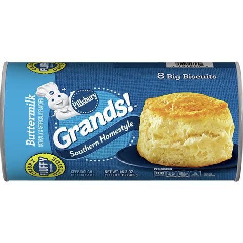 Pillsbury Grands! Homestyle Buttermilk Biscuits, 16.3 oz - Walmart.com