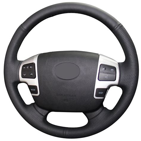 Loncky Genuine Leather Auto Custom Steering Wheel Covers for Toyota ...