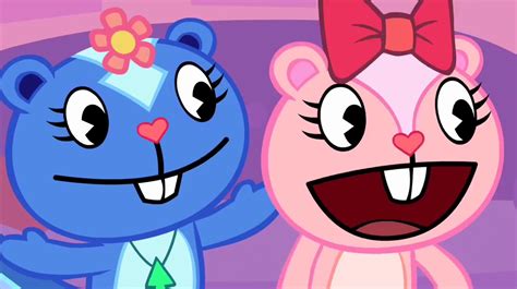 Happy Tree Friends Giggles y Petunia | Happy tree friends, Cartoon ...