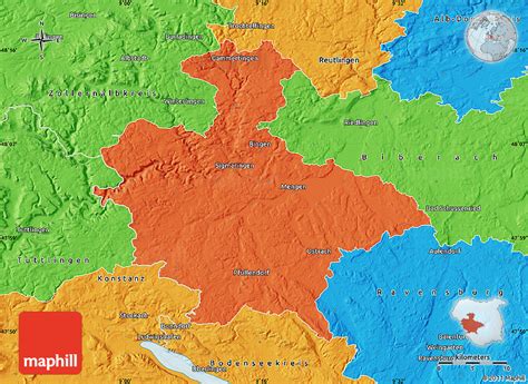 Political Map of Sigmaringen