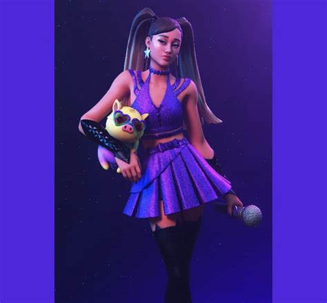 Fortnite Girl Skin Concept: Ariana Grande (purple style) | Ariana grande pictures, Ariana grande ...