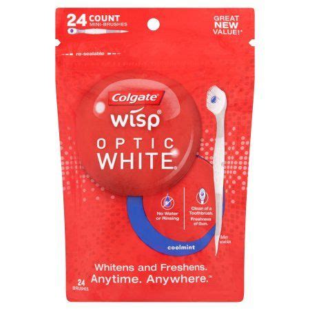 Colgate Wisp Optic White Coolmint MiniBrushes, 24 ct Cute Braces, Brace Face, Colgate, Whitening ...