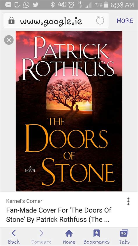 Patrick rothfuss Doors of Stone | Doors of stone, Patrick rothfuss, Stone