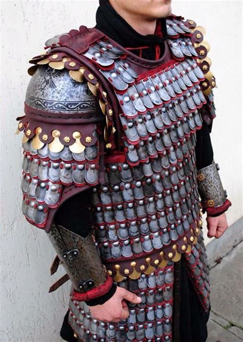 Lamellar Armor, Larp Armor, Knight Armor, Medieval Armor, Medieval Fantasy, Ancient Armor ...