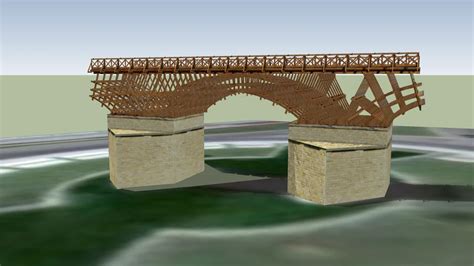 Model of Trajan's bridge | 3D Warehouse