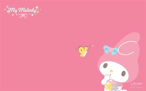 My Melody, Sanrio, Pink, Anime, Cartoon, Bunny, Hello Kitty, HD wallpaper | Peakpx