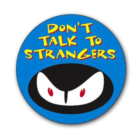 Don't Talk To Strangers Sticker Roll, Stock | Foremost Promotions