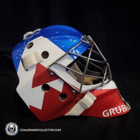 Philipp Grubauer Unsigned Goalie Mask Colorado – Goalie Mask Collector