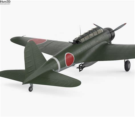 Nakajima B5N 3D model - Download Bomber on 3DModels.org