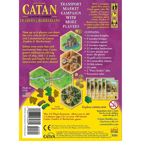 Catan Expansion: Traders & Barbarians: 5-6 Player Extension - The Relentless Dragon Game Store