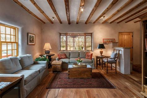 You'll Love the Light, Bright Interior of this Santa Fe Pueblo Adobe Home - The Modest Mansion ...