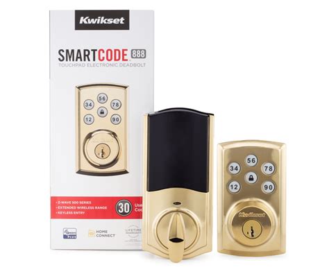 Kwikset 888 - SmartCode Z-Wave Deadbolt Touch-Button Lock - Alarm Grid