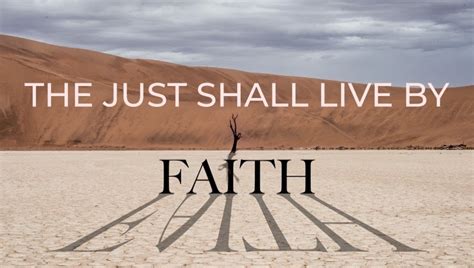 United In THE WORD: The Just Shall Live by Faith