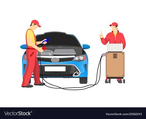 Car repair service abstract Royalty Free Vector Image