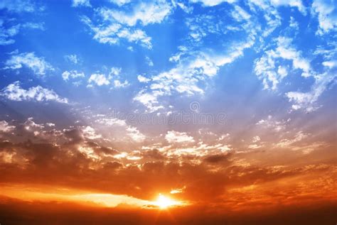 Night sky. Sunset. stock photo. Image of blue, atmosphere - 26797572