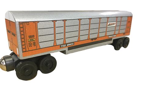 BNSF Autorack – The Whittle Shortline Railroad - Wooden Toy Trains!