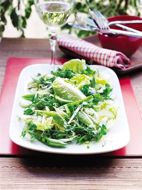 Pea shoot and sprout salad recipe | delicious. magazine