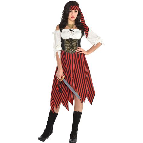 Beauty Pirate Halloween Costume for Women, Standard, Includes Accessories - Walmart.com ...