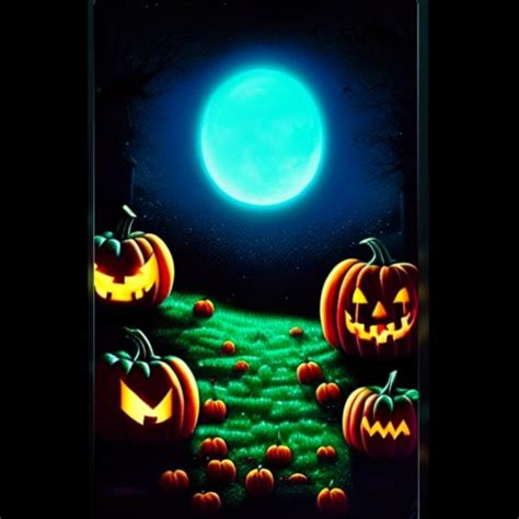 Halloween_Blue Moon - Demmygr - Digital Art, Holidays & Occasions, Halloween - ArtPal