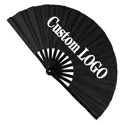 Wholesale Custom Printed Logo Folding Hand Fan Wedding Bamboo Hand Held Fan - China Fan and ...