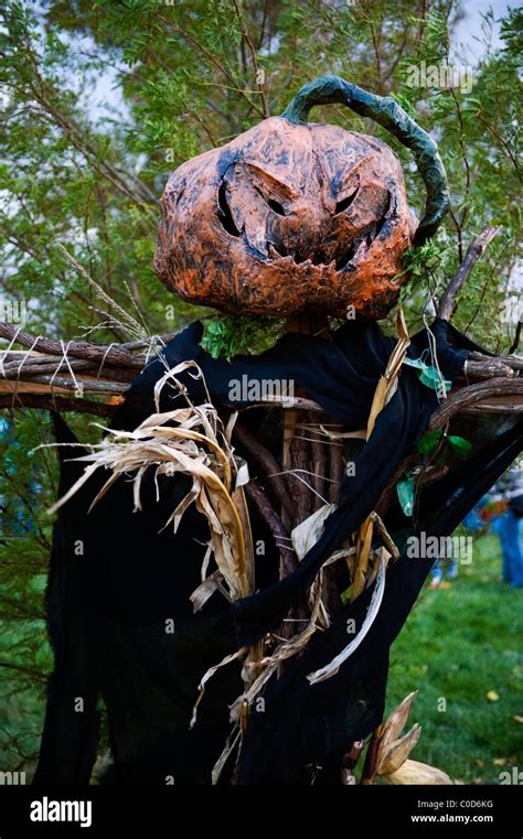 Scarecrow Pumpkin Face