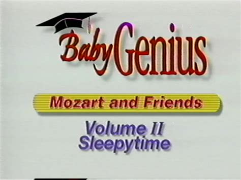 Opening To Baby Genius Mozart And Friends Sleepytime Vol 2 1999 VHS HQ ...