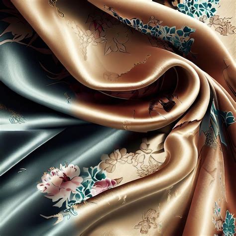 Premium AI Image | Luxury fabric silk scarf