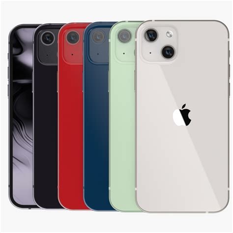 Apple iPhone 13 All Colors model - TurboSquid 1740661