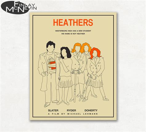 HEATHERS Movie Poster Fine Art Print beige Version - Etsy