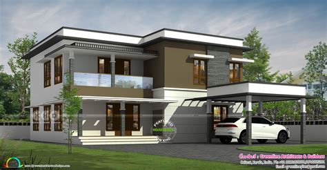 Simple style box model contemporary home - Kerala Home Design and Floor Plans - 9K+ Dream Houses