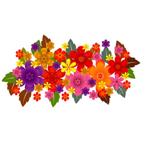 Colorful Flower Pattern Design, Colorful Flower Pattern, Flower ...