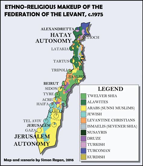 Alternate History Weekly Update: Map Monday: Greater Lebanon by Simon Regan