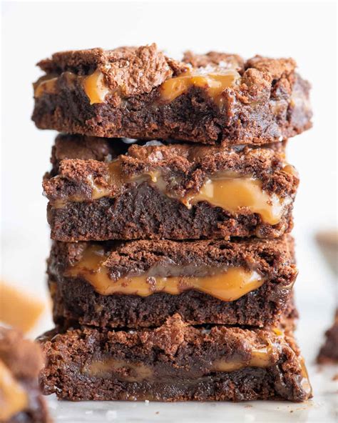 Caramel Brownies - JoyFoodSunshine