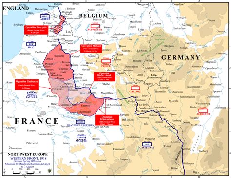 Image - Western front 1918, Spring Offensive.png | Central Victory Wiki | FANDOM powered by Wikia