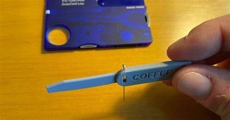 Coffee/Barista Tool for Swiss Army (SAC) SwissCard Airplane Travel Insert WDT by PhilJ2 ...