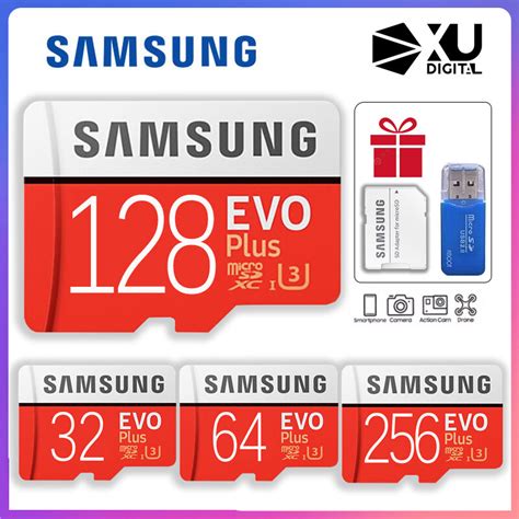 Samsung Evo Plus 16GB 32GB 64GB 128GB 256GB 512GB Micro SD Card High ...