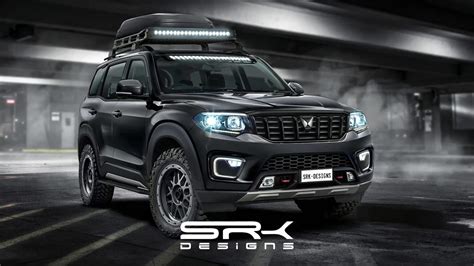 Mahindra Scorpio-N ‘Black Edition’ Digitally Imagined With Off-Road Mods