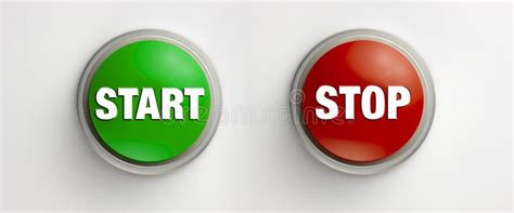 Start Stop buttons stock illustration. Illustration of activate - 13033012