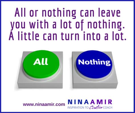 Create Inspired Results: A Little is Better than Nothing - Nina Amir