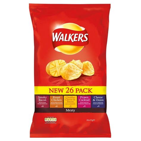 Walkers Crisps - Meaty Variety (26x25g) | eBay