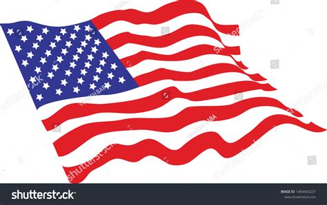 American Usa Flag Vector Design Stock Vector (Royalty Free) 1469603237 ...