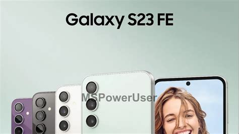 Exclusive: Samsung Galaxy S23 FE colors revealed via leaked render - MSPoweruser