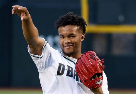 Kyler Murray returns to baseball with Diamondbacks first pitch