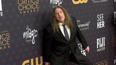 "Weird Al" Yankovic 2023 Critics Choice Awards Red Carpet Arrivals - YouTube