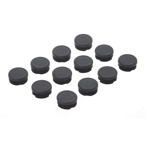 Buy 12Pcs 3/4" Inch Round Plastic Plug, End Caps for Tubing Pipe with ...