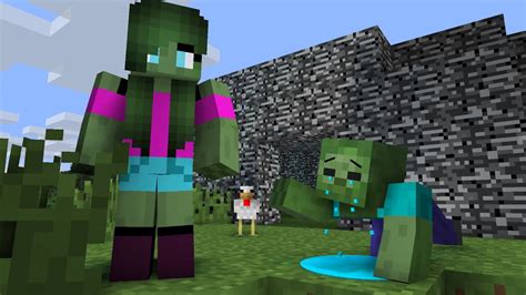 Zombie Life 1 - Minecraft Animation - YouTube