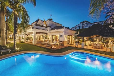 Luxury Andalusian Style Villa Beachside In Bahia In Marbella, Andalusia ...