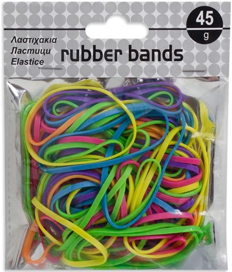 Package of 45gr Multi Use Colorful Neon Elastic Assorted Colors Rubber Bands | eBay 22 ש"ח ...