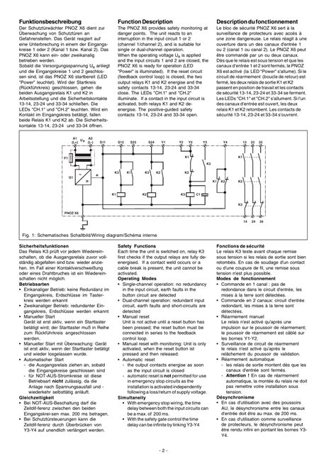 Funktionsbeschreibung, Description du fonctionnement, Function ...